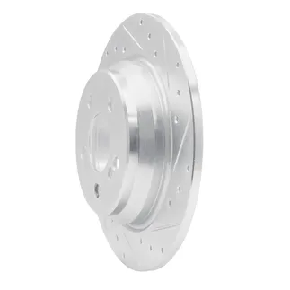 R1 Concepts EDZ-63060R Brake Rotor Drilled and Slotted Silver
